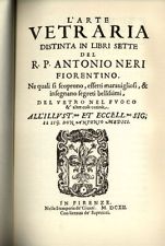 Il primo trattato sull'arte di fare il vetro - 1612